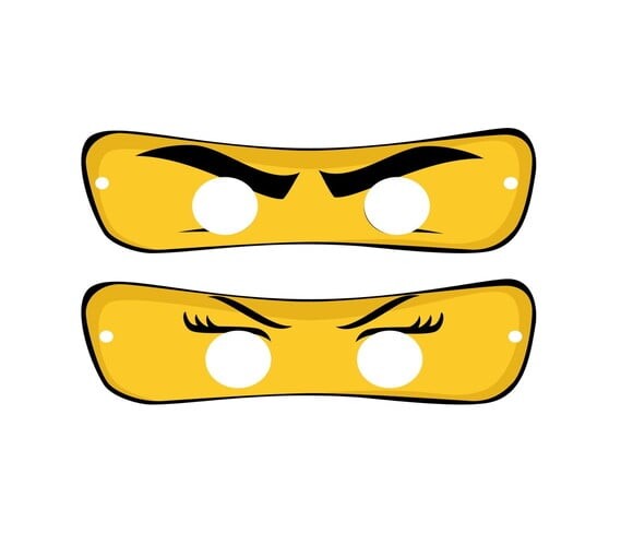 Máscara de Papel Ninjago