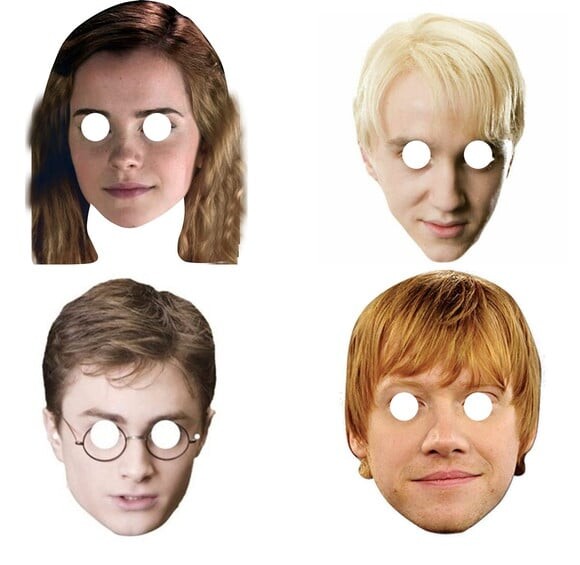 Máscara de Papel Harry Potter