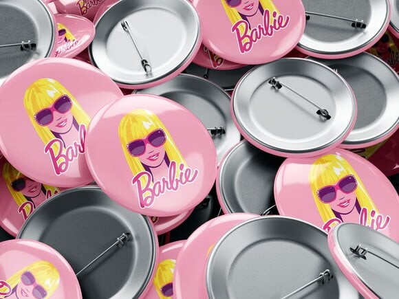 Mini Botton 3,7cm Barbie