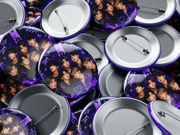 Mini Botton 3,7cm Bts