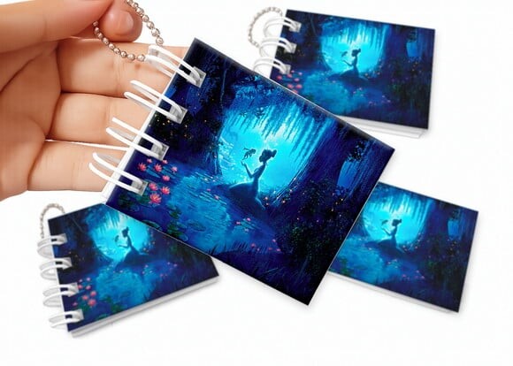 Mini Livro de Colorir 6x8cm a Princesa e o Sapo