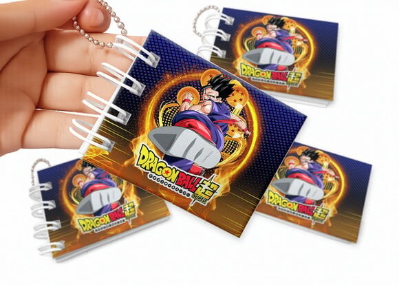 Mini Livro de Colorir 6x8cm Dragon Ball