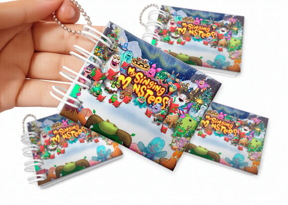Mini Livro de Colorir 6x8cm My Singing Monsters