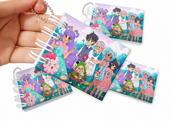 Mini Livro de Colorir 6x8cm Princesa Desastrada
