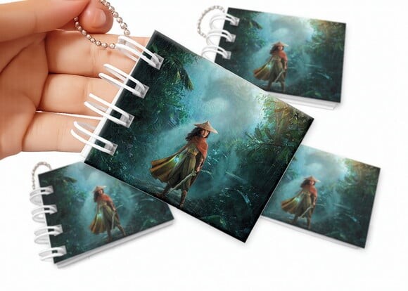 Mini Livro de Colorir 6x8cm Raya e o Último Dragão