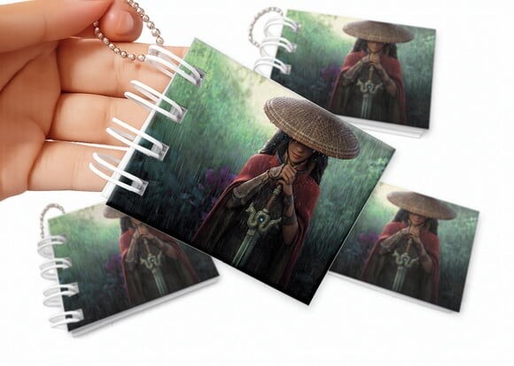 Mini Livro de Colorir 6x8cm Raya e o Último Dragão