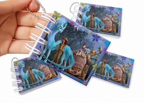 Mini Livro de Colorir 6x8cm Raya e o Último Dragão
