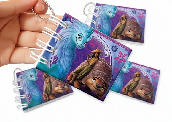 Mini Livro de Colorir 6x8cm Raya e o Último Dragão