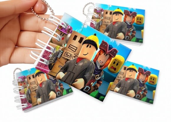 Mini Livro de Colorir 6x8cm Roblox