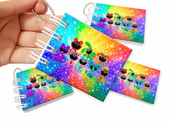 Mini Livro de Colorir 6x8cm Smiling Critters