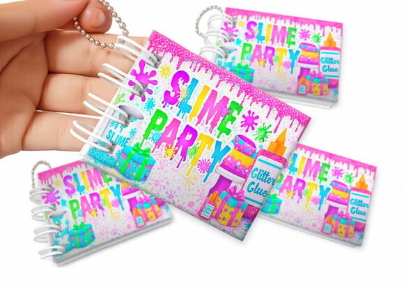 Mini Livro de Colorir 6x8cm Slime