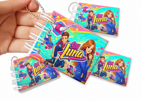 Mini Livro de Colorir 6x8cm Soy Luna