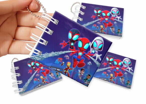 Mini Livro de Colorir 6x8cm Spidey e Seus Amigos