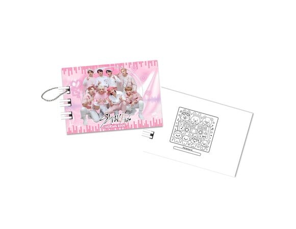 Mini Livro de Colorir 6x8cm Stray Kids