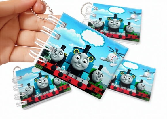 Mini Livro de Colorir 6x8cm Thomas e Seus Amigos