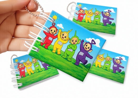 Mini Livro de Colorir 6x8cm Teletubbies