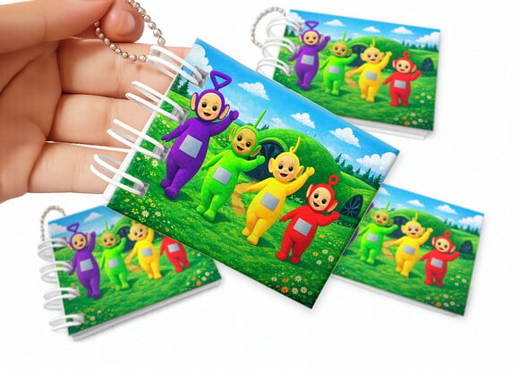 Mini Livro de Colorir 6x8cm Teletubbies