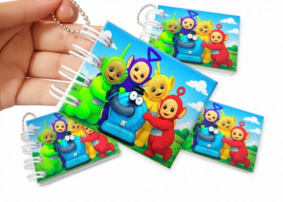 Mini Livro de Colorir 6x8cm Teletubbies