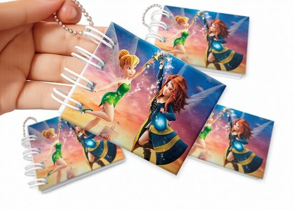 Mini Livro de Colorir 6x8cm Tinker Bell
