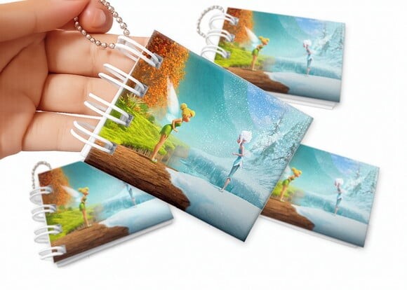 Mini Livro de Colorir 6x8cm Tinker Bell