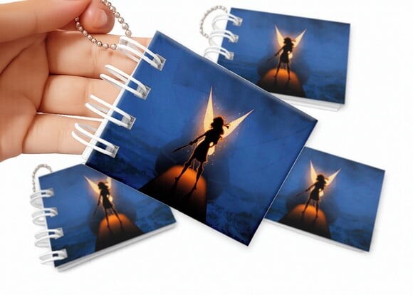 Mini Livro de Colorir 6x8cm Tinker Bell