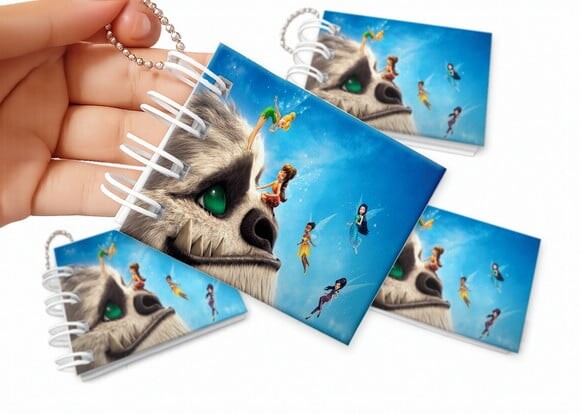 Mini Livro de Colorir 6x8cm Tinker Bell
