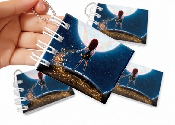 Mini Livro de Colorir 6x8cm Tinker Bell
