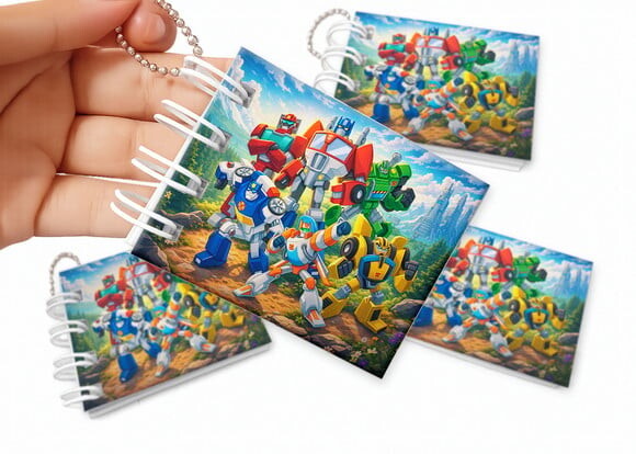 Mini Livro de Colorir 6x8cm Transformers