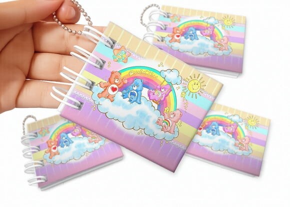 Mini Livro de Colorir 6x8cm Ursinhos Carinhosos