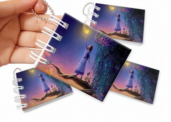 Mini Livro de Colorir 6x8cm Wish: o Poder dos Desejos