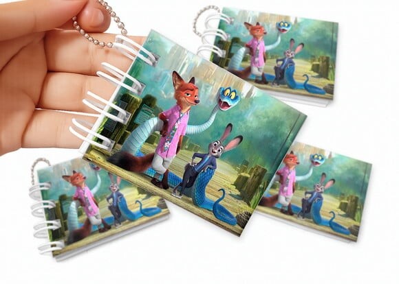 Mini Livro de Colorir 6x8cm Zootopia 2