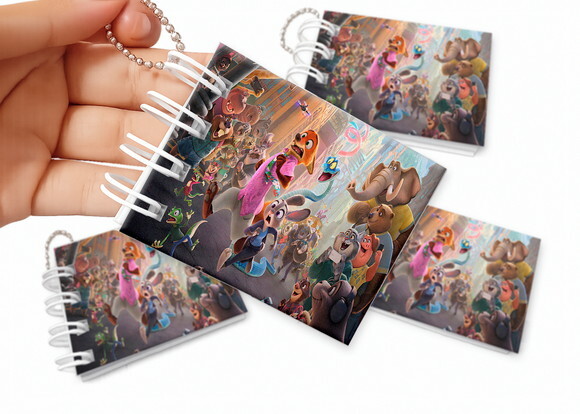 Mini Livro de Colorir 6x8cm Zootopia 2