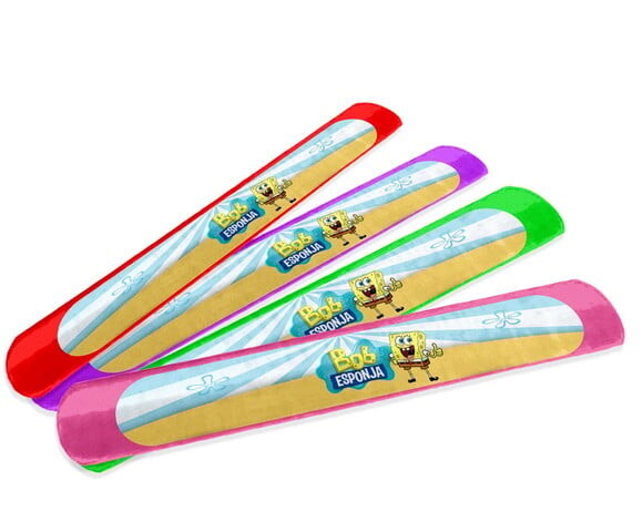 Pulseira Bate Enrola Bob Esponja