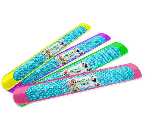 Pulseira Bate Enrola Frozen