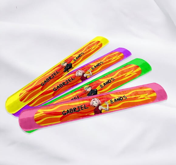 Pulseira Bate Enrola Naruto