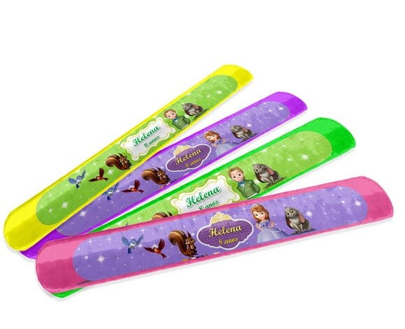 Pulseira Bate Enrola Princesinha Sofia