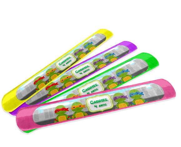 Pulseira Bate Enrola Tartarugas Ninja
