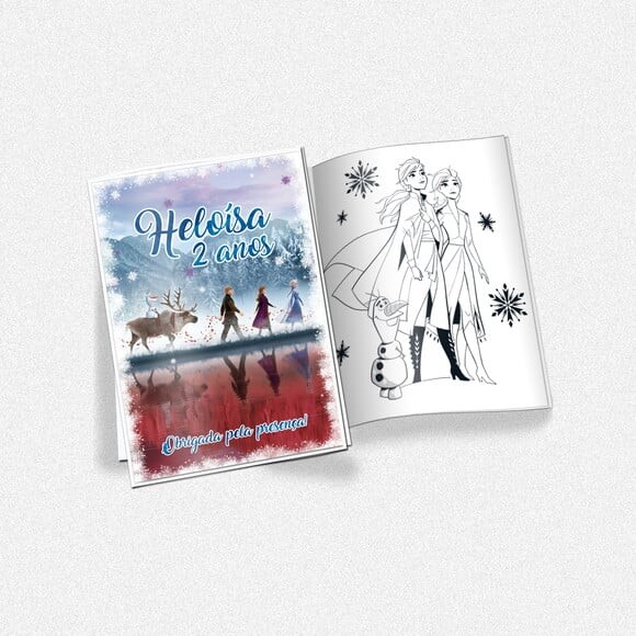 Revista de Colorir Frozen 2