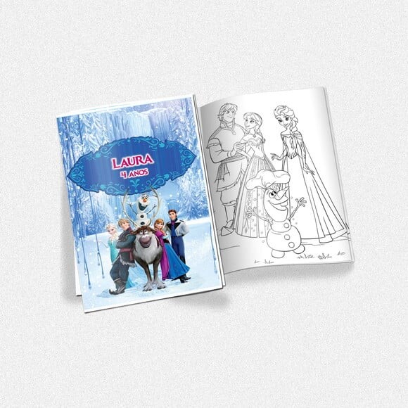 Revista de Colorir Frozen