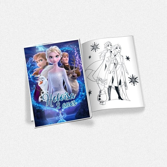 Revista de Colorir Frozen 2