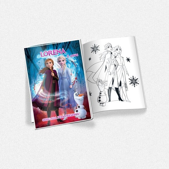 Revista de Colorir Frozen 2