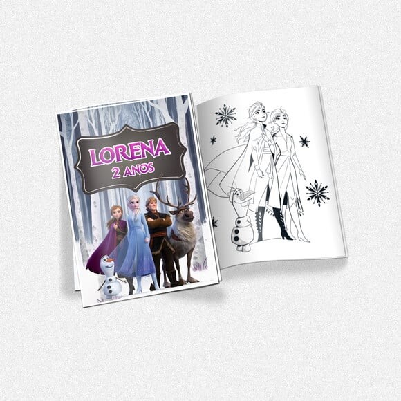 Revista de Colorir Frozen 2