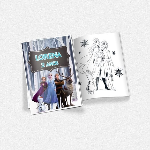 Revista de Colorir Frozen 2