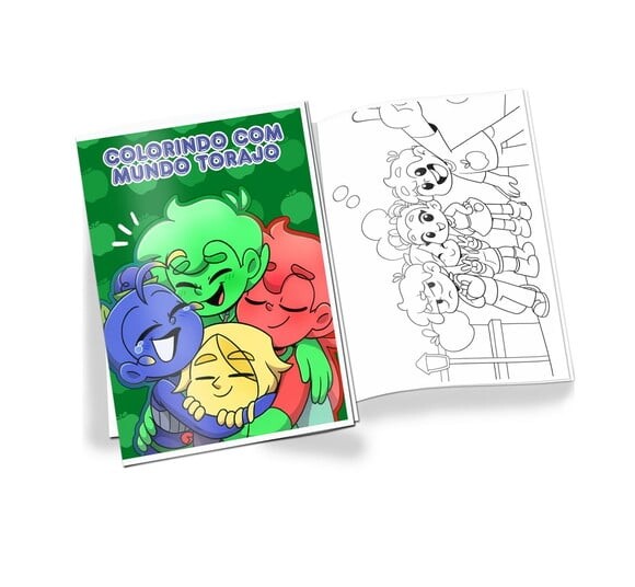 Revista de Colorir Mundo Torajo