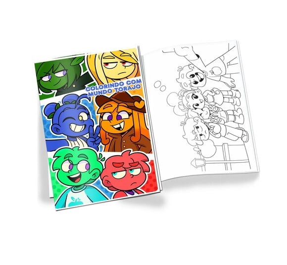 Revista de Colorir Mundo Torajo