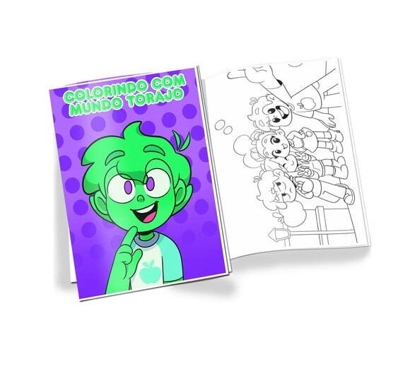 Revista de Colorir Mundo Torajo