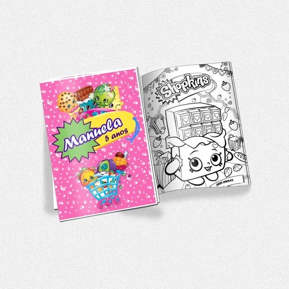 Revista de Colorir Shopkins