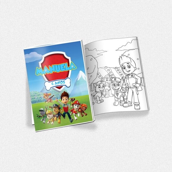 Revista de Colorir Patrulha Canina