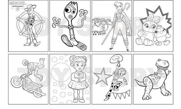 Revista de Colorir Toy Story