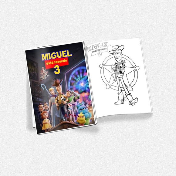Revista de Colorir Toy Story